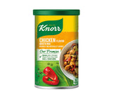 Knorr envase frontal mostrando marca y tamaño, facilita identificación en despensa