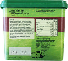 Knorr Jaeger Sosse salsa servida sobre filete realzando el sabor del plato