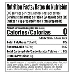 Knorr foco en textura granulado que se disuelve rápidamente y rinde