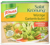 Knorr envase frontal GardenKraeuter mostrando etiqueta y rendimiento