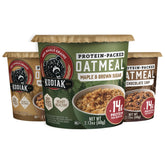 Kodiak Cakes vista frontal del pack variado mostrando los sabores y beneficio de proteína
