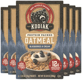 Kodiak Cakes frente del pack mostrando 36 sobres y sabor arándanos
