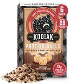 Kodiak Cakes frente del paquete 6 cajas muestra conveniencia