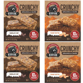 Kodiak Cakes vista frontal del paquete muestra variedad y presentación práctica