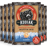 Kodiak Cakes presentación frontal mostrando el paquete y beneficio de proteína