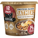 Kodiak Cakes vaso frontal mostrando diseño y porción lista para preparar