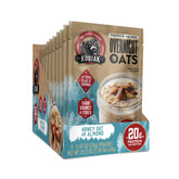 Kodiak Cakes empaque frontal de Honey Oat & Almond mostrando contenido y marca