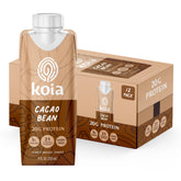 Koia envase frontal mostrando la etiqueta y beneficios nutricionales