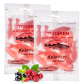 Kolsvart empaque frontal mostrando diseño sueco y beneficios del producto