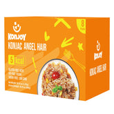 KONJOY paquete frontal mostrando fideos angel hair y practicidad
