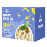 KONJOY empaque frontal del paquete mostrando ahorro y 5 kcal