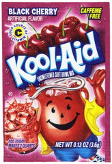 Kool-Aid sobre frontales mostrando el sabor y uso fácil