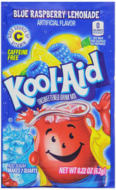 Kool-Aid sobre frontal mostrando la marca y tamaño, práctico para almacenamiento