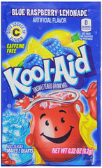 Kool-Aid sobre frontal mostrando la marca y tamaño, práctico para almacenamiento