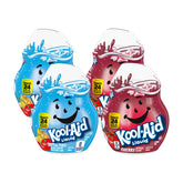 Kool-Aid vista frontal del pack variedad Cherry y Tropical Punch, práctico