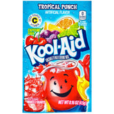 Kool-Aid paquete frontal mostrando diseño y cantidad, ideal para abastecer eventos