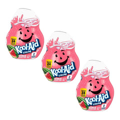 Kool-Aid botella fronta mostrando tamaño práctico y beneficio de sabor inmediato