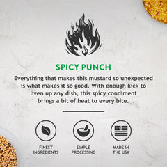 Koops mostaza jalapeño aplicada en sándwich para realzar sabor