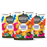 Kooshy paquete frontal con sello resellable mostrando marca y sabor