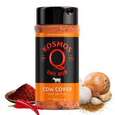 Kosmos Q envase frontal mostrando diseño y tamaño práctico