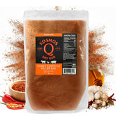 Kosmos Q envase frontal del dry rub Honey Chipotle, apariencia profesional