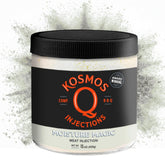 Kosmos Q botella frontal mostrando envase y beneficio de jugosidad