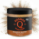 Kosmos Q envase frontal mostrando la etiqueta clara y tamaño 16 oz para identificación rápida