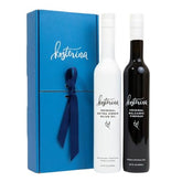 Kosterina set frontal mostrando aceite y balsámico como regalo práctico