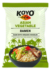 Koyo paquete frontal mostrando branding y conveniencia para despensa