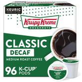 Krispy Kreme empaque frontal mostrando 96 cápsulas y ahorro visible