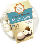 Krunchy Melts envase frontal mostrando galletas y beneficios visibles