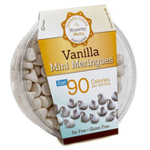 Krunchy Melts empaque frontal mostrando minis y transparencia, ideal para regalo