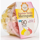 Krunchy Melts empaque frontal mostrando porción y diseño, práctico para regalar