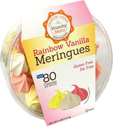 Krunchy Melts empaque frontal mostrando galletas rainbow y atractivo visual