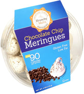 Krunchy Melts envase frontal transparente mostrando las galletas, práctico y visible