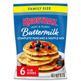 Krusteaz empaque frontal 5 lb muestra disponibilidad y ahorro