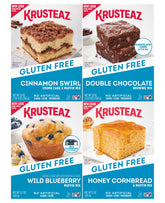 Krusteaz frente del empaque mostrando variedad y conveniencia