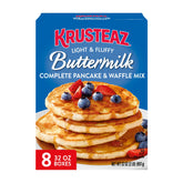 Krusteaz empaque frontal mostrando presentación y conveniencia