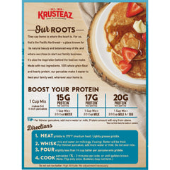 Krusteaz masa lista en bowl demostrando textura esponjosa y fácil mezcla