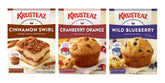 Krusteaz pack trio frente del paquete mostrando variedad y conveniencia