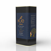 Kue Olive Oil lata frontal mostrando etiqueta y conservación
