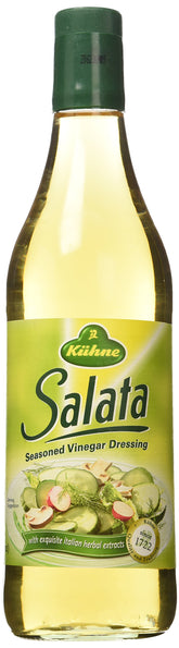 Kühne Salata frente del envase mostrando diseño y facilidad de uso