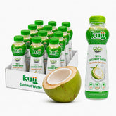 Kuii frente de botella mostrando diseño y logotipo, refresco natural
