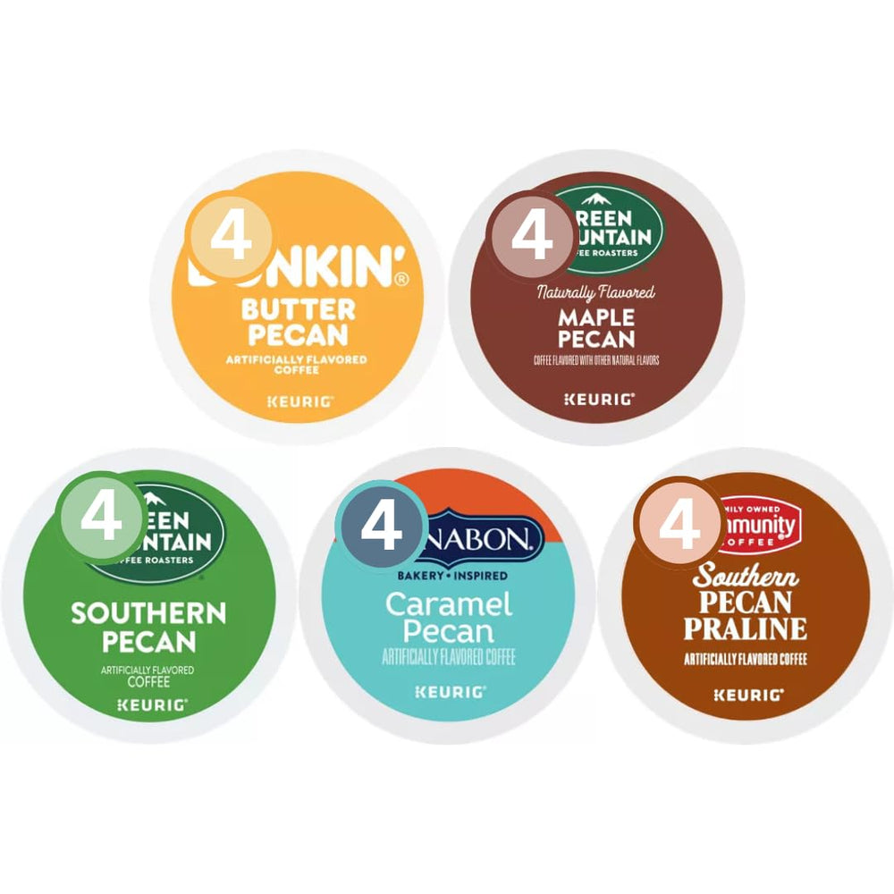 KUPIX pack variedad K-Cup frontal mostrando las 20 cápsulas y caja elegante