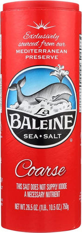 La Baleine envase frontal mostrando tamaño y cierre práctico