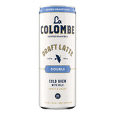 La Colombe pack frontal mostrando cuatro latas y diseño atractivo