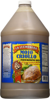 La Lechonera frontal gallon mostrando envase y marca, añade sabor inmediato