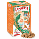 La Perruche caja frontal mostrando cubos y diseño elegante, ideal para cafés