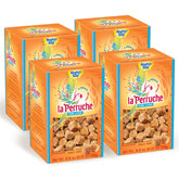 La Perruche vista frontal de la caja mostrando cubos y marca, aspecto premium