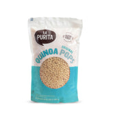 La Purita empaque frontal mostrando quinoa pops y claridad de producto